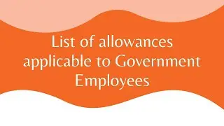 Allowances applicable to Sikkim Government regular Employees