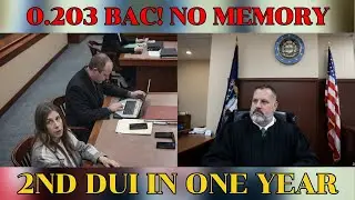 0.203 BAC! Judge Accepts No-Contest Plea For Repeat DUI Offender