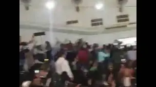 Sanjeev shukla youth congress chattisgarh NSUI Dancing wid students of Durga college at Fresher's