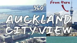 AUCKLAND City View From ORBIT 360 Restaurant at SKY TOWER