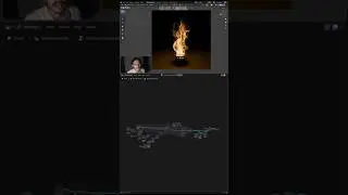 Realistic Fire in Blender (Geometry Nodes) | Final Part | Day 19  #blender3d