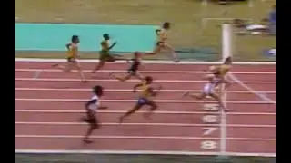 Raelene Boyle, Andrea Lynch, Denise Robertson -Women's 100m final 1974 Commonwealth Games