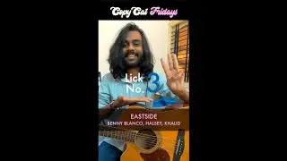 How to play Eastside intro (Guitar tabs) | CopyCat Fridays | Lick no.2 | Benny Blanco,Halsey, Khalid