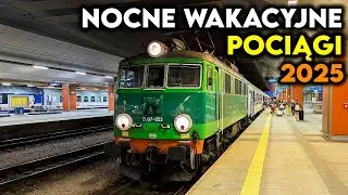 TLK Korsarz, TLK Bursztyn, TLK Wolin, IC Ustronie - Nocne Pociągi Wakacyjne 2025 - Kraków Główny