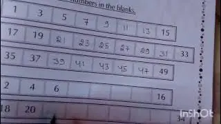 Math steps class 1 chapter 6 alternate numbers 🔢