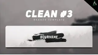 Clean Black and White #3 Banner Template 2018!