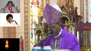 Final Prayers for the Late Namirembe Bitamazire at Lubaga Cathedral.