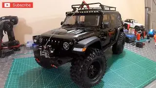 Axial SCX10 III Beast Body Build | Jeep JLU |Pro-line Flat Iron 1.9 XL G8 Tire | RC Car