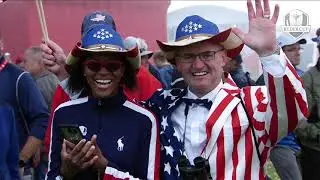 Fans at the Ryder Cup - a masterpiece. 60 days to go!