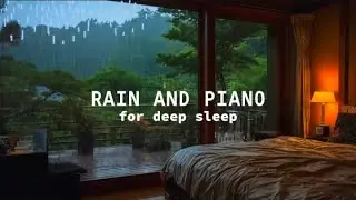 Heavy Rain & Soft Piano 🌧️ Fall Asleep Fast in 5 Minutes | Deep Sleep Live