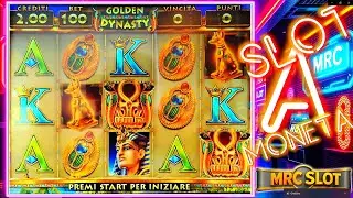 Golden Dynasty.. SLOT DA BAR A MONETA ..BET MAX.  MRC SloT.