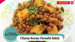 Chana Suran Farasbi Bhaji| Easy and simple sabji for lunch & dinner.