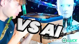 CASE BATTLES VS AI IS INSANE... (CSGOLUCK)