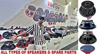 All Types Of Dj speakers | Speakers Spare Parts | 12 Inch | 15 inch | 18 inch | Voice coil | Magnet