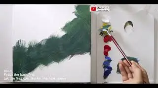 How to Draw Lily Tiger Flowers on Canvas Step by Step Acrylic Painting for Beginners