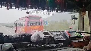 Bus Chase on NH-44, Jammu to Doda || S-2000 Vs Manpreet Bus Race🤩🔥.