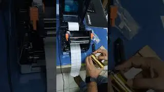 How to Setup  Rongta RP400 Label Printer Paper and Ribbon