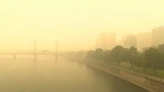 Oregon: smoke-filled sky hangs over Portland as wildfires worsen air quality | AFP