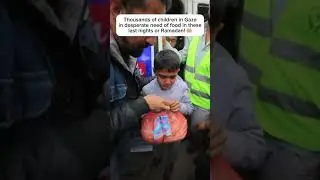 🚨 Feed the hungry children in Gaza today! 🤲🏼