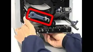 SATO S84NX & S86NX Print Engine (Right Hand) - How to install label