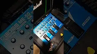 Boss ME-50 Guitar Effects Pedal with Bass. #bassfeatured #effectspedal #guitaraccessories  #bass