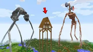 i Found Scariest SIREN HEAD AND FRAND in Minecraft