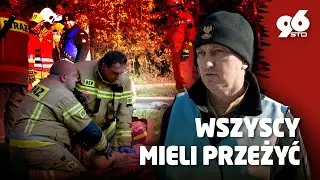 POŻAR LASU I WYPADEK PRZY WYRĘBIE. TAK STRAŻACY ĆWICZĄ W POWIECIE SKIERNIEWICKIM
