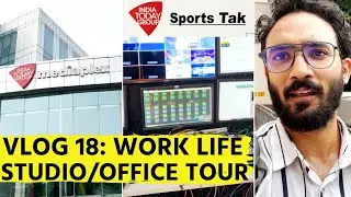 SPORTS TAK STUDIO TOUR, A DAY AT WORK. LIVE, VIDEOS, OFFICE MEIN KYA HAI KAAM KA SCENE. WORK LIFE