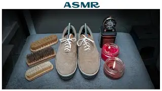 АСМР Как ПРАВИЛЬНО почистить дорогие 💰 ЗАМШЕВЫЕ туфли👞👞 Релакс видео.