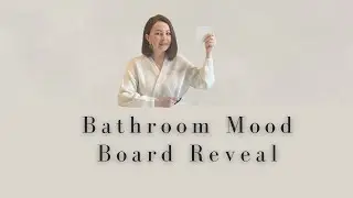 Bathroom Mood Board with Caesarstone Cloudburst | Paint Colour & Undertone Tips