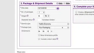 How To Create a Domestic Shipment