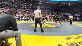 D1F 165lbs Ethan Birden, Dublin Coffman vs Landen Johnson, Mass Perry
