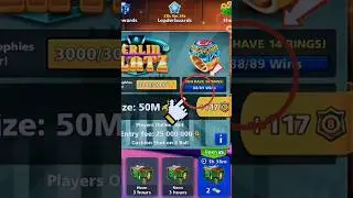 Berlin 15 Rings Complete 💯 🥳🥳🥳 #8ballpool #shorts #trending
