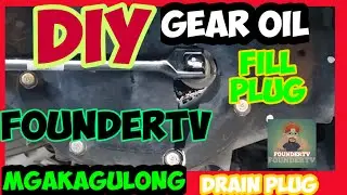 CHANGE GEAR OIL | NISSAN PREMIUM | FOUNDERTV DIY