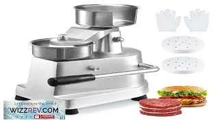 VEVOR Commercial Burger Patty Maker 100mm 4inch Hamburger Beef Patty Maker Heavy Duty