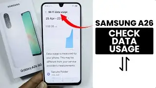 How to Show Data Usage in Samsung A26 - Data Usage Settings