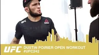 BEHIND THE SCENES FIGHT DAY UFC242 ABU DHABI