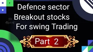 How to pick  Breakout stocks for  swing Trading/Defence sector Breakout stocks🥒 தமிழ் 🥒