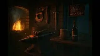 ✨ 1 Hour of RavenForge Fan-Made 4K Ambience | Blacksmith Forge Sounds & Medieval Atmosphere