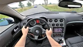 Alfa Romeo 159 2.4jtd 200HP (2010) POV Test Drive & Acceleration 0-100 | 4K #136