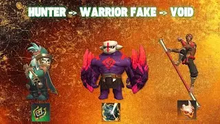 The game is lightly deployed with the hunter - warrior fake - void late fighting formation