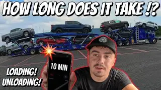 HOW LONG DOES IT TAKE TO LOAD AND UNLOAD A CARHAULER!?