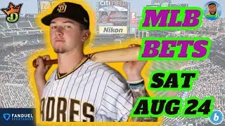 MLB Picks Today 8/24/2024 | FREE MLB Best Bets | CHEF D