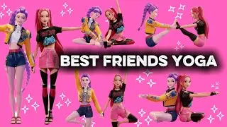 Yoga for Best Friends with Rumi and Mira | Fun Flexibility Flow ✨