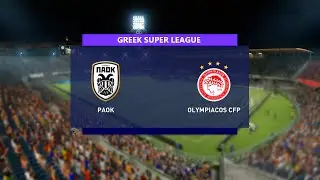PAOK vs Olympiacos | Greek Super League (13/01/2021) | Fifa 21