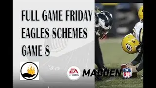 MADDEN 20 FULL GAME FRIDAY #8 - Featuring Eagles Gun Trey Open Offset Scheme
