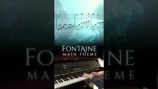 How to play Fontaine theme on piano (easy version)