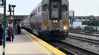 Amtrak Gold Runner train #716 at Emeryville Amtrak Station, CabCar #8303, F59PHI #2001.