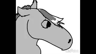 Drawing a horse for 20 with my brother day one I made this yesterday lol