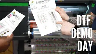 DTF Demo day. / Florida Flexible Printing Products / Supplies Printing